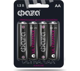 Алкалиновая батарейка ФАZА LR 6 Ultra Max BL-4 5043022 