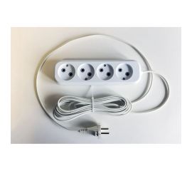 Сетевой удлинитель ПЕРЕСВЕТ+ Р/С-4 шнур ПВС 2*075 -5м 4620003920462 