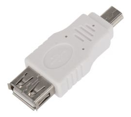 Переходник REXANT USB (гнездо USB-A - штекер mini USB), 1 штука 06-0191-A 
