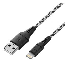 Зарядный кабель ROCKET Contact USB-A,Lightning 1м, тканевая оплетка RDC502BW01CT-AL 