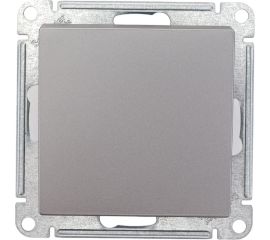 1-клавишный выключатель Schneider Electric AtlasDesign Сталь сх.1, 10АХ, механизм SE ATN000911 