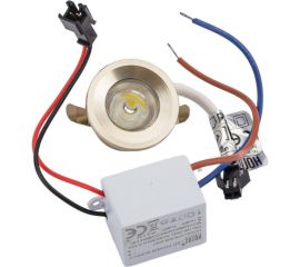 Светодиодный светильник направленного света HOROZ ELECTRIC 016-003-0001 1W, матовый хром, 4200K, 185-264V, MONICA HRZ33002914 