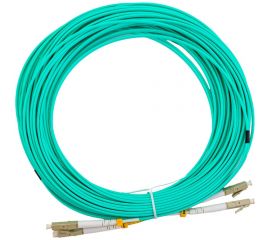 Волоконно-оптический шнур Hyperline FC-D2-503-LC/PR-LC/PR-H-15M-LSZH-AQ патч-корд MM 50/ 42837 