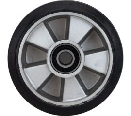 Колесо для гидравлической тележки 180хS50 мм, Rub, алюминий, c подшипником WILMART 325(180)Rubb 