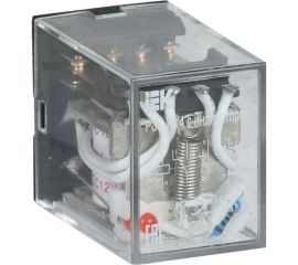 Реле IEK РЭК78/4 MY4 с индикацией 3А 12В DC RRP20-4-03-012D-LED 