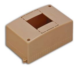 Щиток открытой проводки Рувинил Тусо на 4 модуля 127x83x60 мм коричнев 68024К 