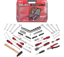 Набор инструментов BaumAuto 1/4, 1/2"", 6 гр., 5-32 мм, 106 предметов BM-41061-5(54711) 
