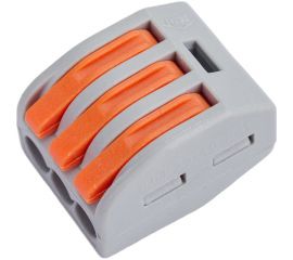 Строительно-монтажная клемма TOKOV ELECTRIC pct-213 с рычагом 3 отверстия (блист.10шт) TKE-PCT-213/BL10 