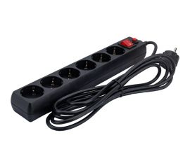Фильтр SVEN Optima 3,0 м (6 розеток) черный, цветная коробка SV-013646 