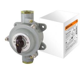 Пакетный выключатель TDM ПВ2-16 2П 16А 220В, силуминовый корпус, IP56 SQ0723-0065 