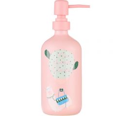 Дозатор для жидкого мыла Moroshka Lama 7,5x7,5x21 см., цвет розовый 923-308-01 