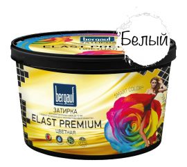 Затирка Bergauf elast premium, для межплиточных швов до 10 мм с водоотталкивающим и противогрибковым эффектом, белая, 2 кг 35230 