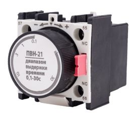 Приставка выдержки времени TDM ПВН-21 отключение, 0,1-30 сек 1з+1р SQ0708-0035 