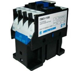 Электромагнитный пускатель Электротехник ПМЛ-1100 УХЛ4 Б, 24В/50Гц, 1з, 10А, нереверсивный, без реле, IP00 ET543039 