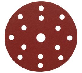Диск шлифовальный D150 мм, A120, 10 шт, 8 отверстий, коричневый Makita D-54623 