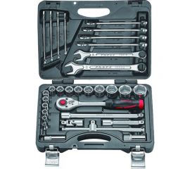 Набор дюймового инструмента с 6-тигранными головками 32 предмета FORCE 4325 