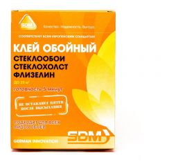 Обойный клей для стеклообоев и стеклохолстов SDM 200 г 00-00004651 