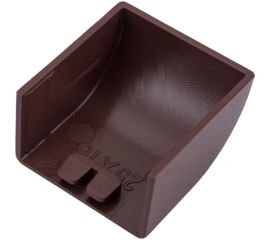 Заглушка EKF Plast PROxima 25х16, 4 шт, под темное дерево ecd-25-16x4 