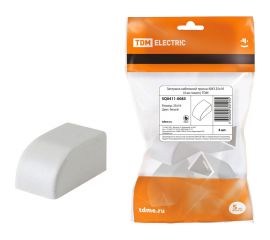 Заглушка кабельной трассы TDM КМЗ 25x16 (4 шт./комп.) SQ0411-0083 