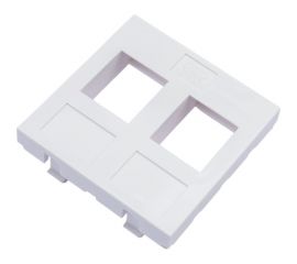 Адаптер DATAREX mosaic 45x45 мм для модуля keystone 2 порта белый DR-5303 