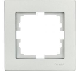 1-ая горизонтальная рамка Lezard VESNA без вставки, платина 742-3500-146 