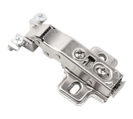 Петля для алюминиевого фасада Lemax PROF clip-on, накладная, с доводчиком, никель M330-Full 