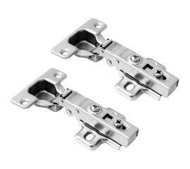 Петля Lemax PROF clip-on, с доводчиком и евровинтами, 110 градусов, накладная, 2 шт. 2pcs-M350-Full-V 