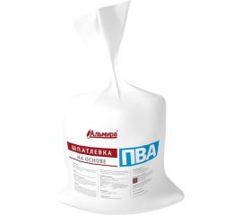 Шпатлевка на основе ПВА 15 кг АЛЬМИРА 00-00000642 