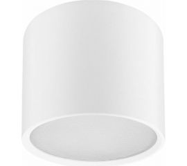 Накладной светильник truEnergy gx53 d82xh60мм ip20 белый/алюминий 21004 