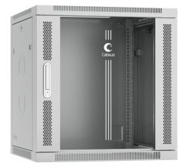 Телекоммуникационный настенный разобранный шкаф Cabeus 19" 12U цвет серый SH-05F-12U60/45-R 
