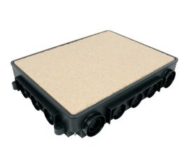 Напольная коробка под монолит KOPOS KUP 57 FB бетонный слой 57-75мм KUP 57_FB ( для лючков KOPOBOX_57 ) 