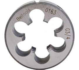 Трубная плашка Beltools G3/4"" 14Н диаметр нарезаемой резьбы=26,441 D=55 мм, ri.130.59 