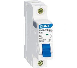 Автоматический выключатель CHINT NXB-63S 1P 1А 4.5kA характеристика C R 296704 