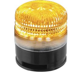 Светосигнальный маячок INNOCONT d=52мм, L=58мм, многоцветный светодиод (постоянное/мигающее), зуммер, цвет: красный, желтый, зеленый, 24VDC, IP54, кабель 0,5м SL52B-024-RYG 