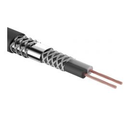 Микрофонный кабель REXANT КММ 2х0,25 кв.мм, диам.6,8 мм, черный, бухта 100 м 01-6029 