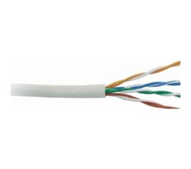 Кабель LANMASTER UTP, 4 пары, Кат. 5e, LSZH, серый, 305м в кат., LAN-5EUTP-LSZH-GY 