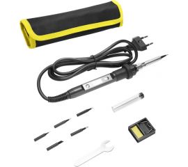 Цифровой паяльник DEKO SI11 80Вт/220В в сумке + набор аксессуаров, 8 шт 065-0401 