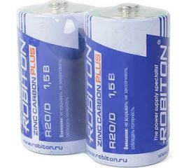 Элемент питания ROBITON 2шт. PLUS R-R20- R20 17432 