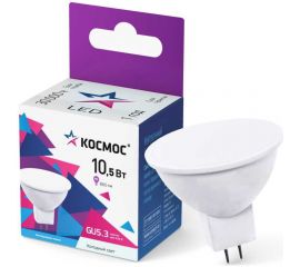 Светодиодная лампа КОСМОС GU5.3 10.5W 174-265V 6500K, LkecLED10.5wJCDRC65 