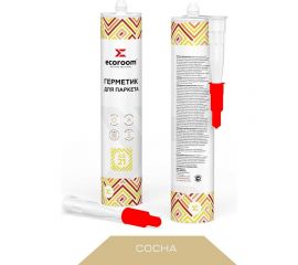 Акриловый герметик для паркета ECOROOM AS-21 сосна, 310 мл 226-1-310-сосн 