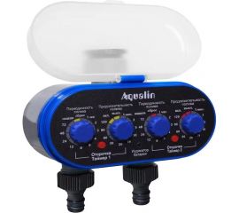 Электронный таймер для полива Zitrek aqualin at03 двухканальный 082-2052 