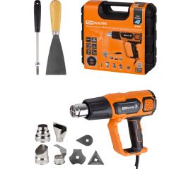 Технический фен TDM тф-02 алмаз, 2000 вт, 2 режима, 50-600 c, кейс SQ1029-0102 