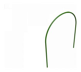 Дуга Поли Сад ПВХ, 12 мм, длина 2.2 м, зеленая 24738 