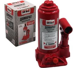 Гидравлический домкрат REDMARK 4 т, с перепускным клапаном, высота мин/макс 180/340 мм RM20404 