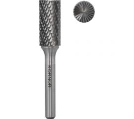 Борфреза цилиндрическая с торцом (тип B; 12х25 мм, хвостовик 6 мм) KORNOR 322122506 