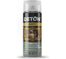 Аэрозольная эмаль DETON алюминий ART 520 мл 126924 