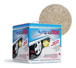 Полимерное покрытие Сделай пол Эталон, комплект, на 30 кв.м., бежевый 00000000079 