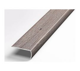 Порог угловой алюминиевый декоративный (40х20 мм, 1,8 м, Дуб дымчатый) ЛУКА УТ000023945 