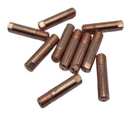 Токоподводящий наконечник М6, 6х25 мм, 1.0 мм, E-Cu, 10 шт EUROSTAR 01М60625Ф1.0М 