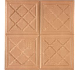 Мягкая самоклеящаяся 3D панель LAKO комплект 5 шт., Модерна коричневый, 70x70 см LKD-56-06-502-KO 